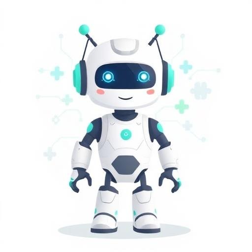 Solutions robot illustration